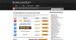 Desktop Screenshot of merchantaccountreviews.biz