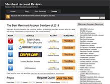 Tablet Screenshot of merchantaccountreviews.biz